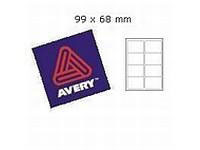 Avery-zweckform Clear Address Label - Inkjet - J8565 (J8565-25)